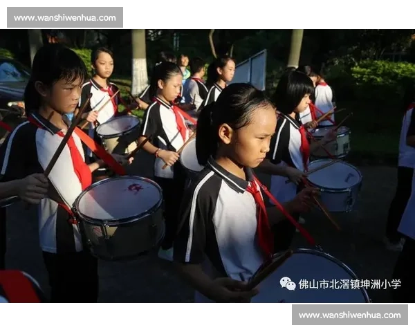 小学仪仗队精彩比拼瞬间展现少年风采与团队精神